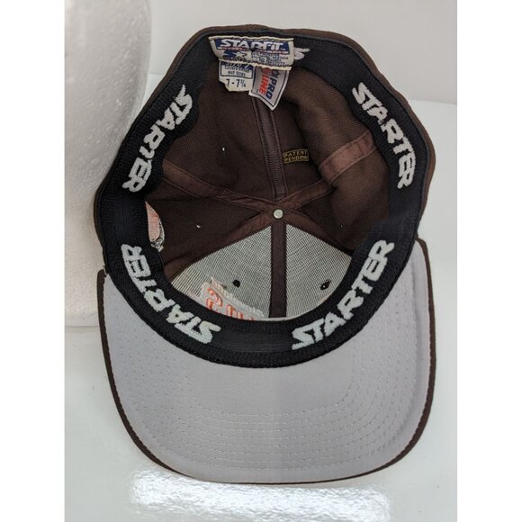 Vintage Starter Cleveland Browns NFL Pro Line Brown One Size 7 to 7 1/2 Cap Hat - Picture 7 of 8